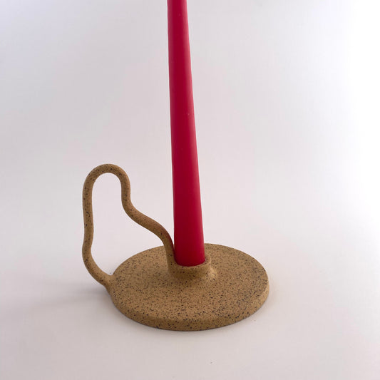 Helena Candle Holder in Speckle