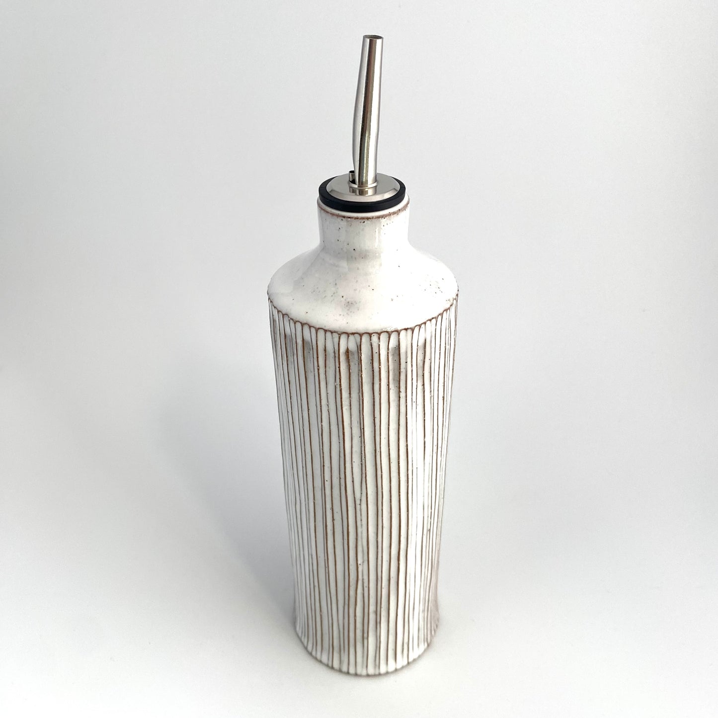 Bamboo Slate Olive Oil Vessel