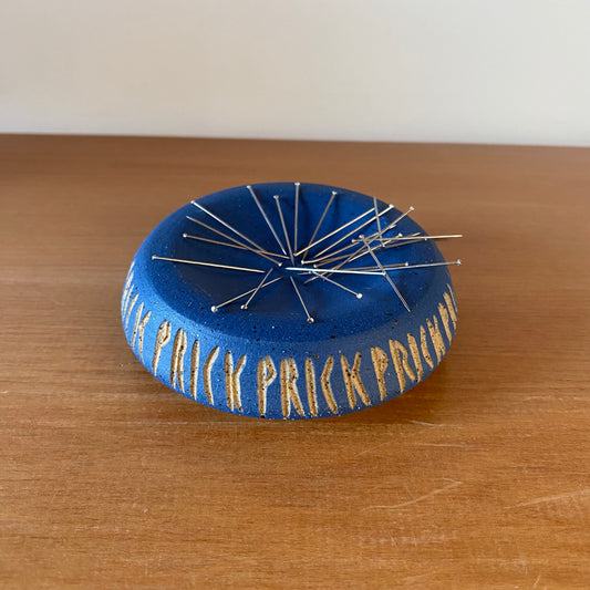 Pin dish: Speckled Cobalt Prick