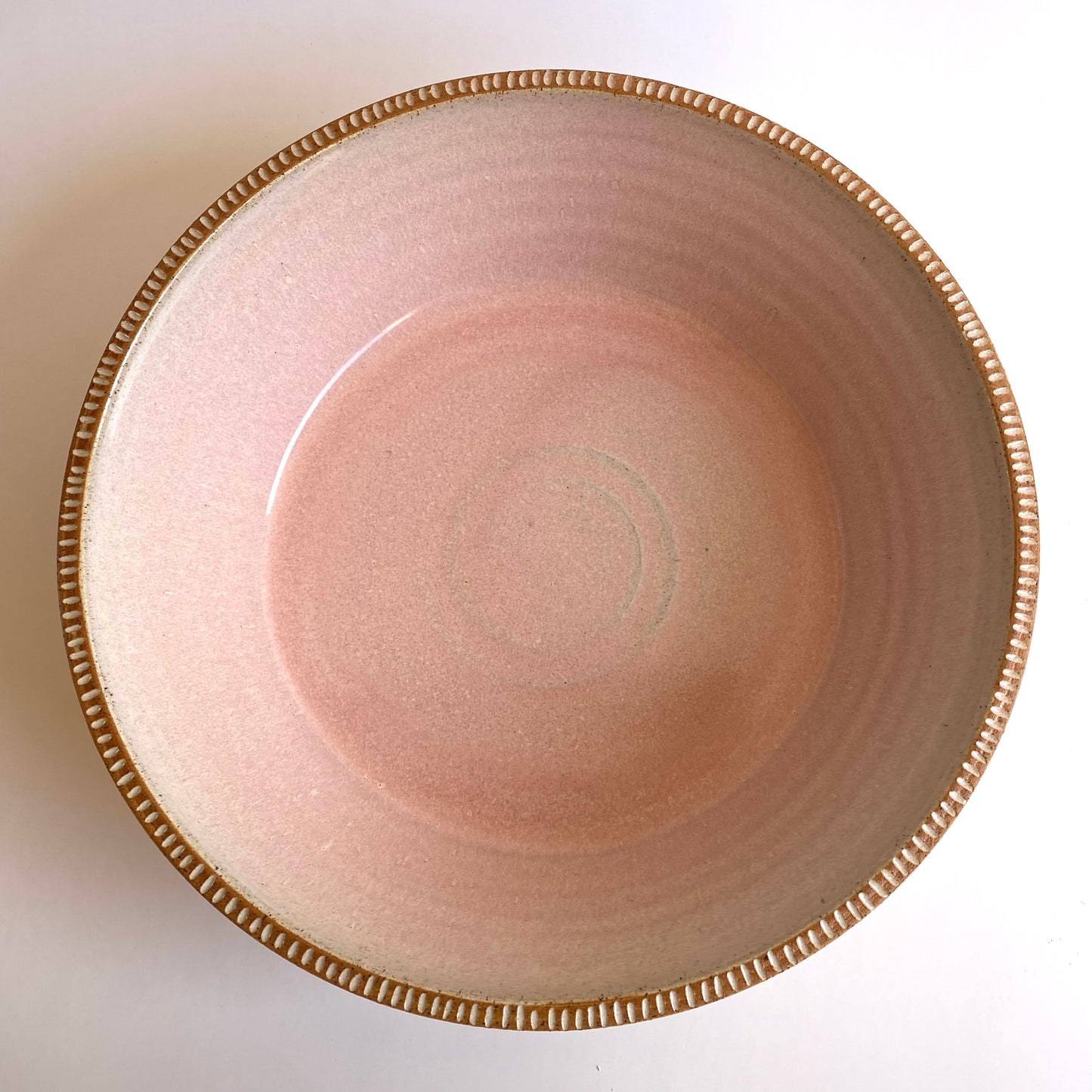 Angled Dinner bowl: Crème Caramel