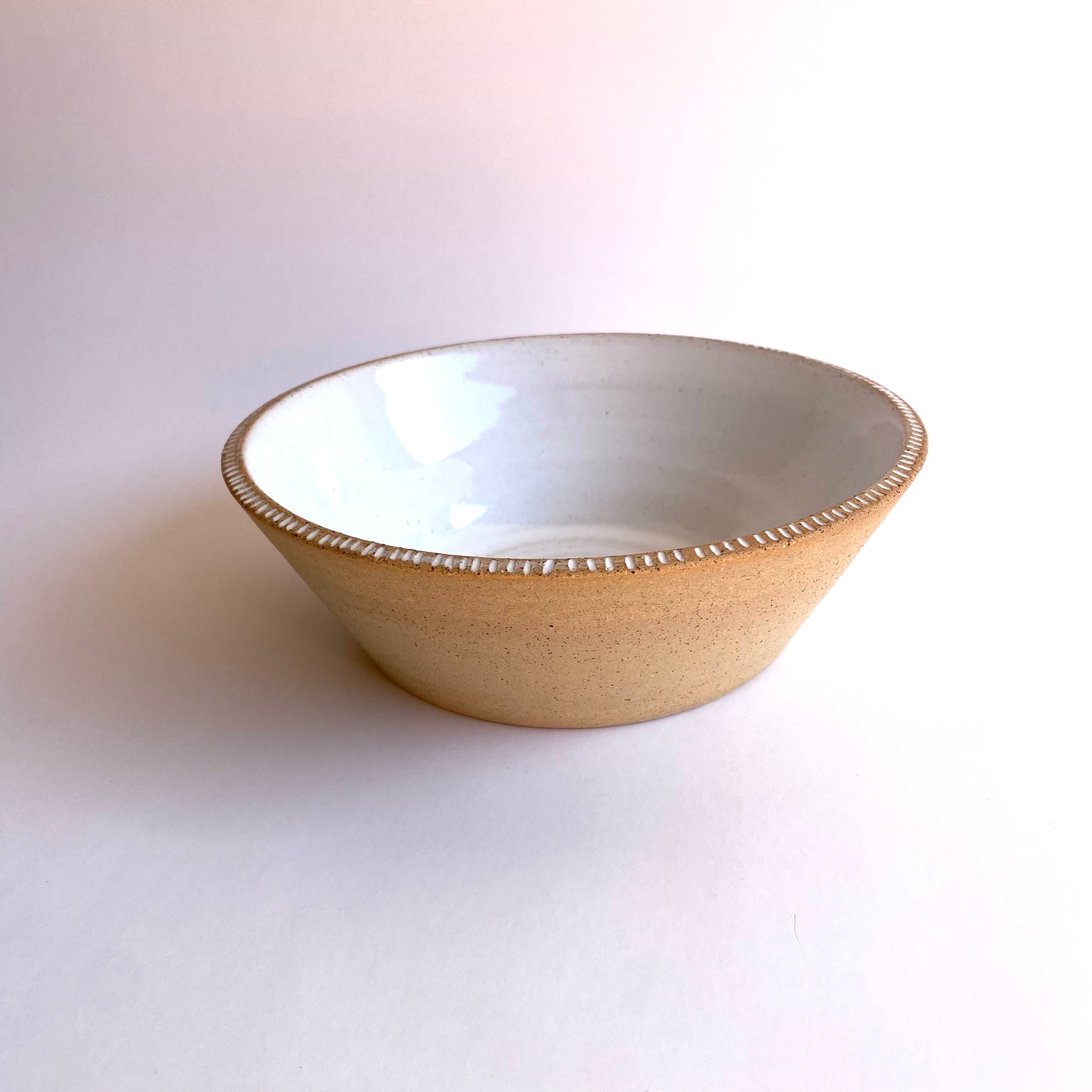 Angled Breakfast bowl: White