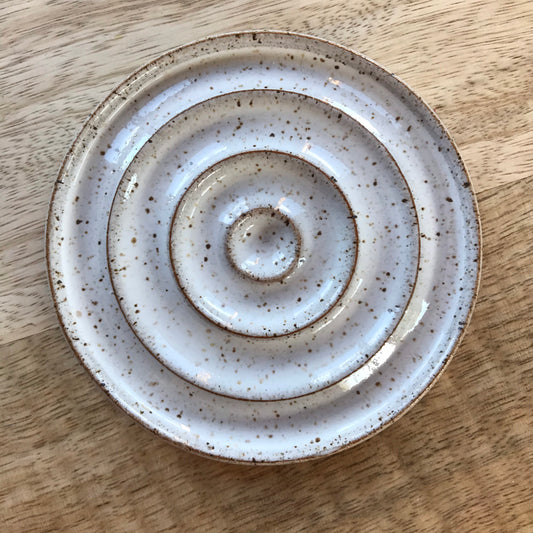 Soap dish: White